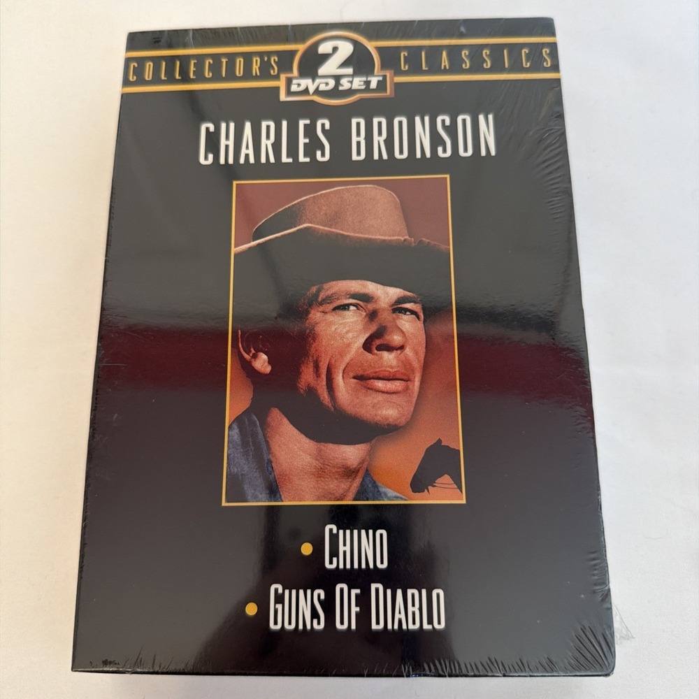 Charles Bronson Collector's Classics 2 DVD Set Chino / Guns of Diablo - Sealed